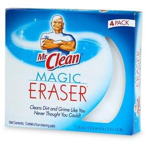  Mastro Lindo – The Magic Eraser, with Triple Layer – 2 erasers  : Home & Kitchen