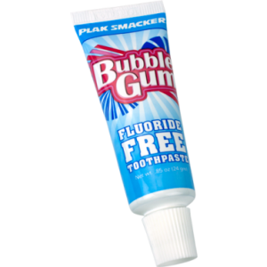 bubble gum tooth paste