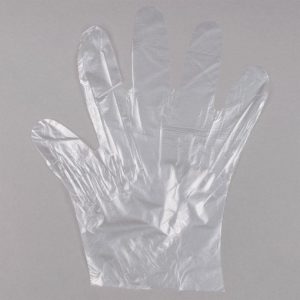 plastic gloves